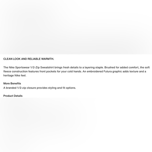 Nike Men's Black Zip-Up Sweater - Picture 4 of 11